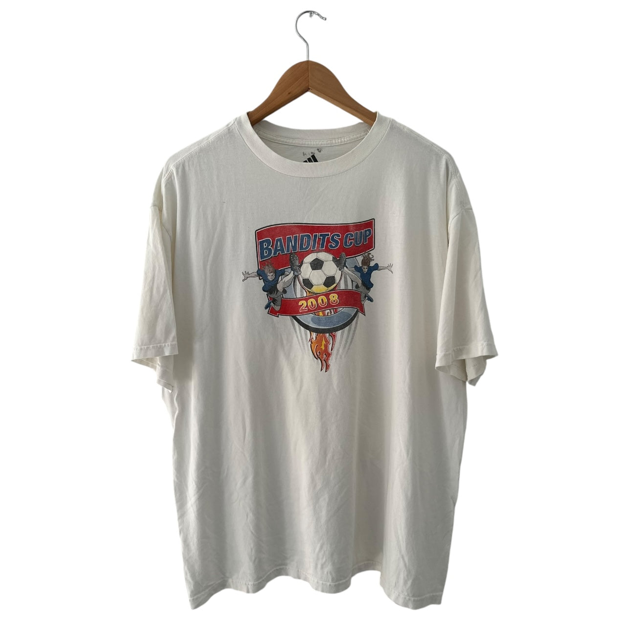 Vintage 2000's Adidas Soccer T-shirt - L