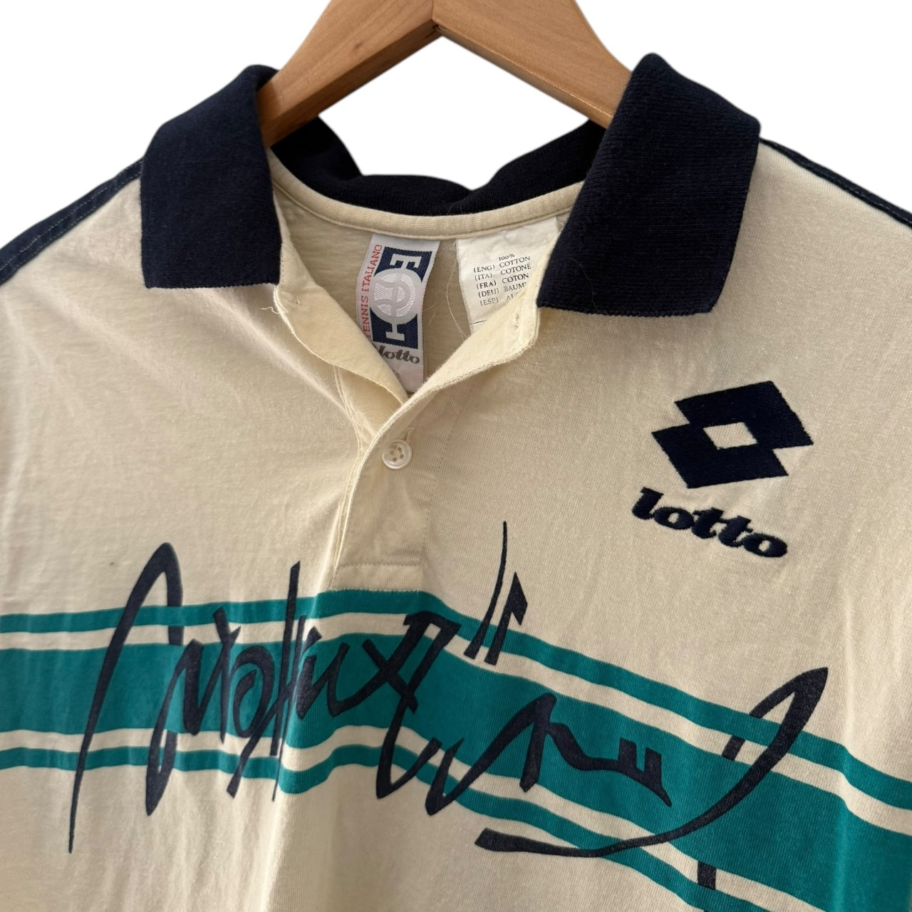 Vintage Lotto Tennis Polo - L