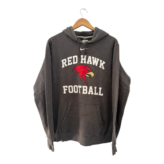 Nike Centre Swoosh Red Hawk Football Hoodie - XL