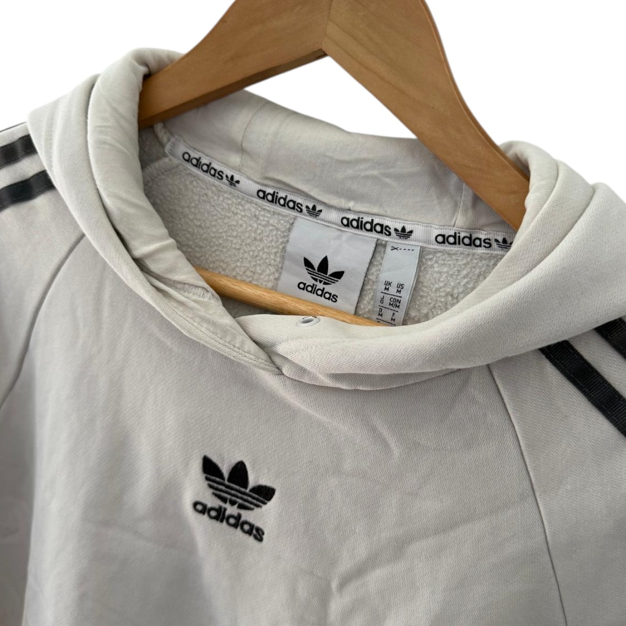 Adidas Centre Logo Hoodie - M